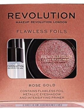 Revolution Rose Gold Flawless Foils Metallic Eyeshadow